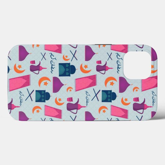 Happy Ramadan Pattern Case-Mate iPhone Hülle (Rückseite (Horizontal))