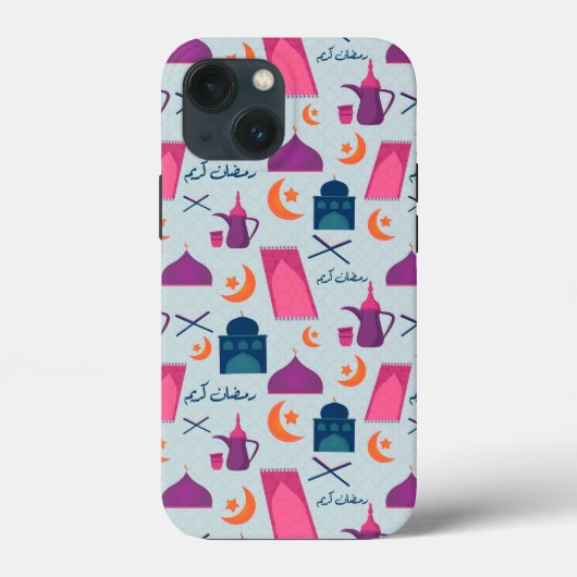 Happy Ramadan Pattern Case-Mate iPhone Hülle (Rückseite)
