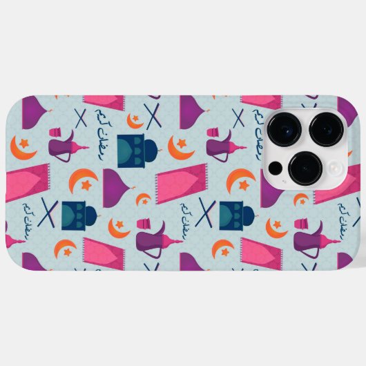 Happy Ramadan Pattern Case-Mate iPhone Hülle (Rückseite (Horizontal))