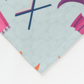 Happy Ramadan Pattern Fleecedecke (Ecke)