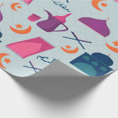 Happy Ramadan Pattern Geschenkpapier (Ecke)