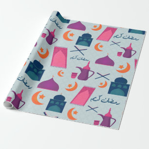 Happy Ramadan Pattern Geschenkpapier