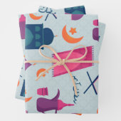 Happy Ramadan Pattern Geschenkpapier Set (Beispiel)