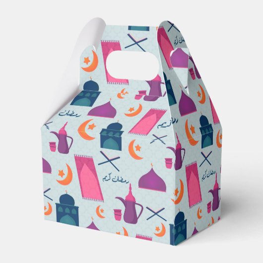Happy Ramadan Pattern Geschenkschachtel (Rückseite)