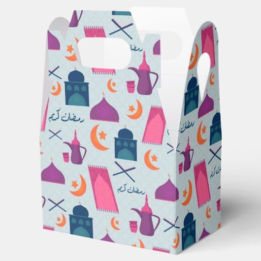 Happy Ramadan Pattern Geschenkschachtel (Geöffnet)