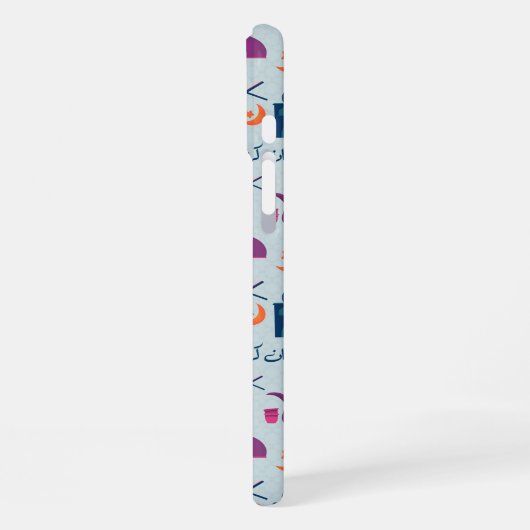 Happy Ramadan Pattern iPhone Hülle (Linke Seite)