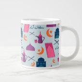Happy Ramadan Pattern Jumbo-Tasse (Rechts)