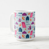 Happy Ramadan Pattern Kaffeetasse (Vorderseite Links)