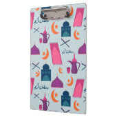Happy Ramadan Pattern Klemmbrett (Links)