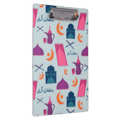 Happy Ramadan Pattern Klemmbrett (Rechts)