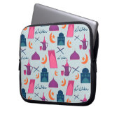 Happy Ramadan Pattern Laptopschutzhülle (Vorderseite Links)