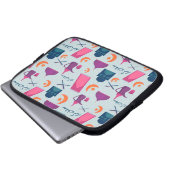 Happy Ramadan Pattern Laptopschutzhülle (Vorne Knopf)