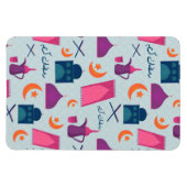 Happy Ramadan Pattern Magnet (Horizontal)