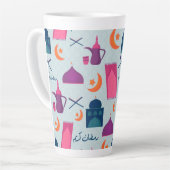 Happy Ramadan Pattern Milchtasse (Linke Ecke)