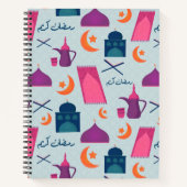 Happy Ramadan Pattern Notizblock (Vorderseite)