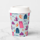 Happy Ramadan Pattern Pappbecher (Links)