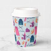 Happy Ramadan Pattern Pappbecher (Rechts)