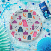 Happy Ramadan Pattern Pappteller (Party)