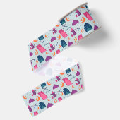 Happy Ramadan Pattern Ripsband (Rückseite)