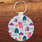 Happy Ramadan Pattern Schlüsselanhänger (Vorderseite)