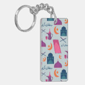 Happy Ramadan Pattern Schlüsselanhänger (Vorderseite links)