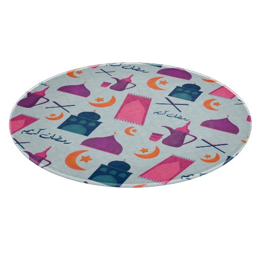 Happy Ramadan Pattern Schneidebrett (Ecke)