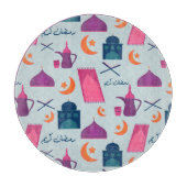 Happy Ramadan Pattern Schneidebrett (Vorderseite)