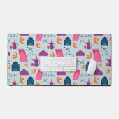 Happy Ramadan Pattern Schreibtischunterlage (Tastatur & Maus)