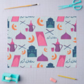 Happy Ramadan Pattern Seidenpapier (Basteln)