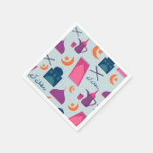 Happy Ramadan Pattern Serviette (Ecke)