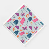 Happy Ramadan Pattern Serviette (Ecke)