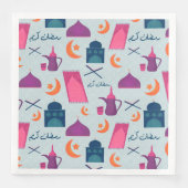 Happy Ramadan Pattern Serviette (Vorderseite)