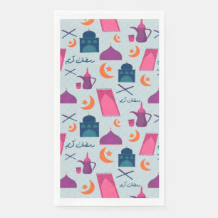 Happy Ramadan Pattern Serviette