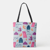 Happy Ramadan Pattern Tasche (Rückseite)