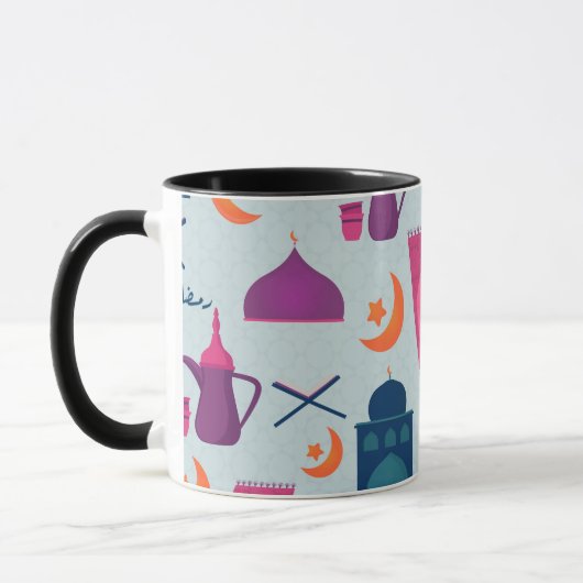 Happy Ramadan Pattern Tasse (Links)