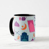 Happy Ramadan Pattern Tasse (Vorderseite Links)