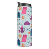 Happy Ramadan Pattern Thermosbecher (Nach rechts gedreht)