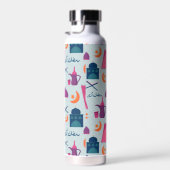 Happy Ramadan Pattern Trinkflasche (Rechts)