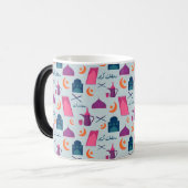 Happy Ramadan Pattern Verwandlungstasse (Vorderseite Links)