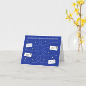 Happy Ramadan über die Meilen Karte (Gelbe Blume)