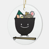 Happy Ramen Bowl Keramik Ornament (Links)