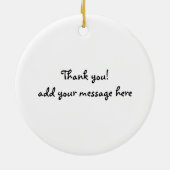 Happy Ramen Bowl Keramik Ornament (Hinten)