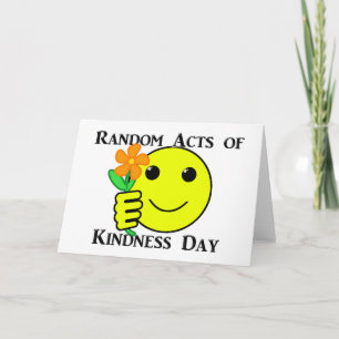 Happy Random Acts of Kindness Day Dankeskarte
