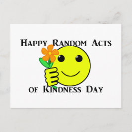 Happy Random Acts of Kindness Day Postkarte
