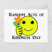 Happy Random Acts of Kindness Day Postkarte (Vorderseite)