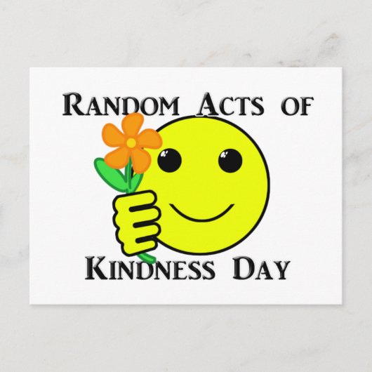 Happy Random Acts of Kindness Day Postkarte (Vorderseite)