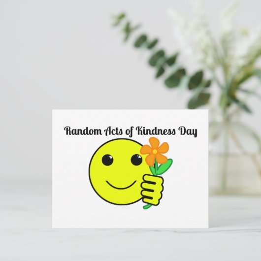 Happy Random Acts of Kindness Postkarte (Stehend Vorderseite)