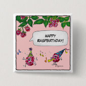 Happy Raspwedday Button Button (Vorderseite)