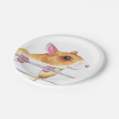 Happy-Rat-Teller Pappteller (Schrägansicht)