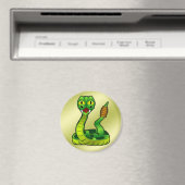 Happy Rattlesnake Magnet (In Situ (Geschirrspüler))